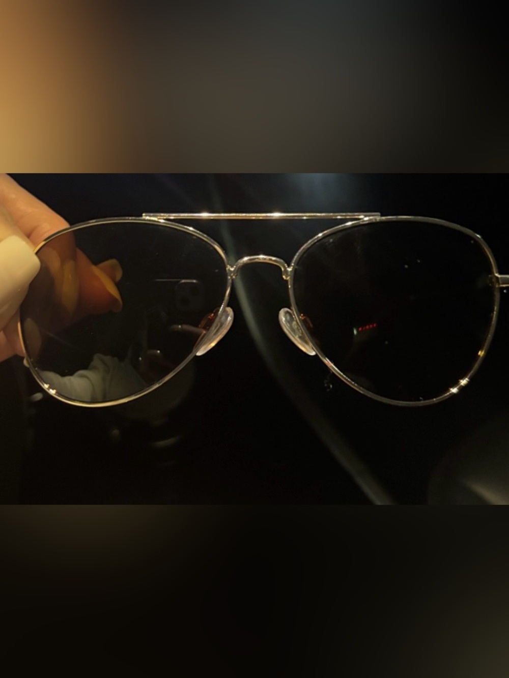 Gold Aviator Sunglasses - Classic Style